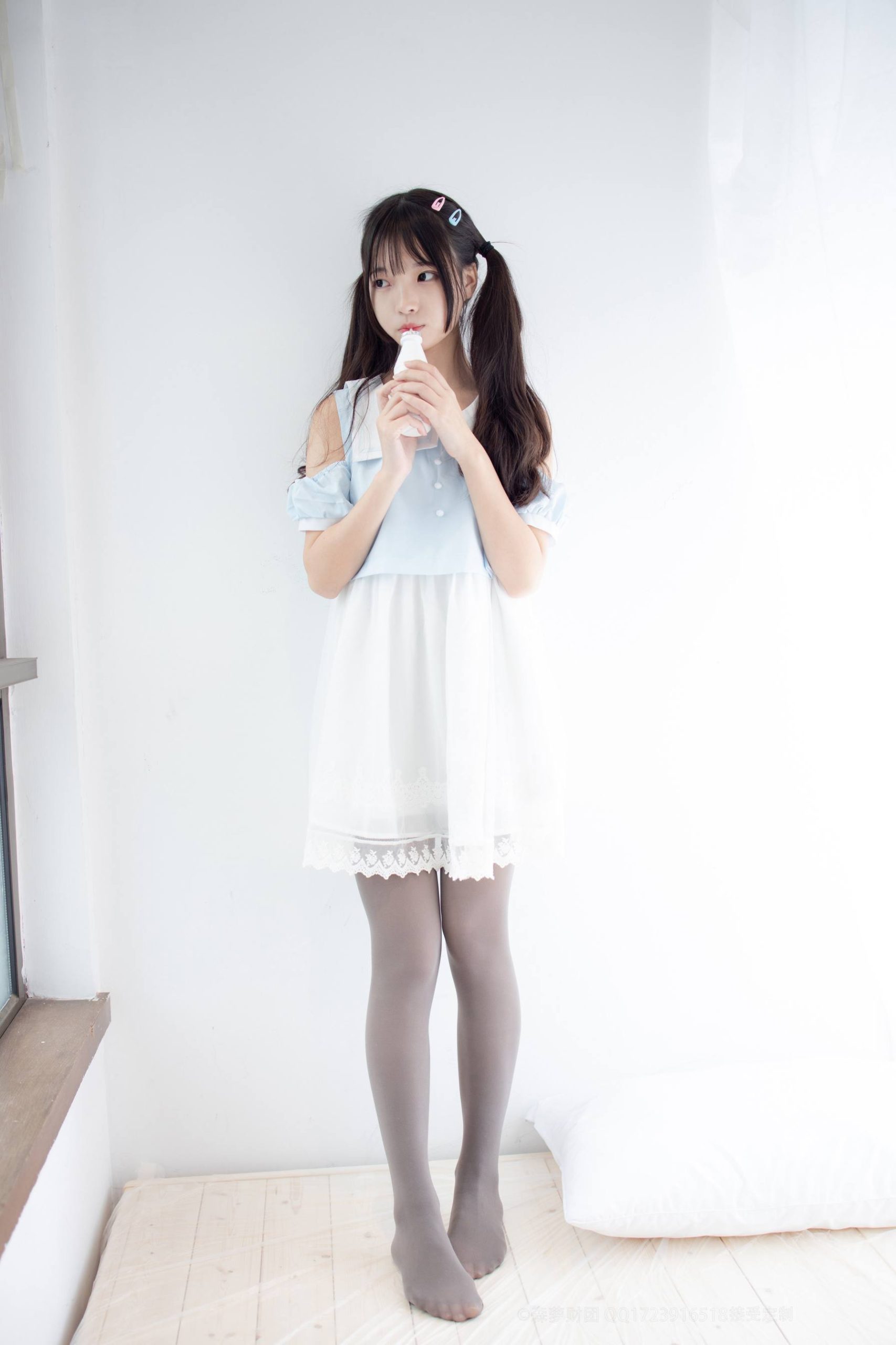 图片[6]-超级甜美的灰丝小姑娘【86P】20005-JK图库