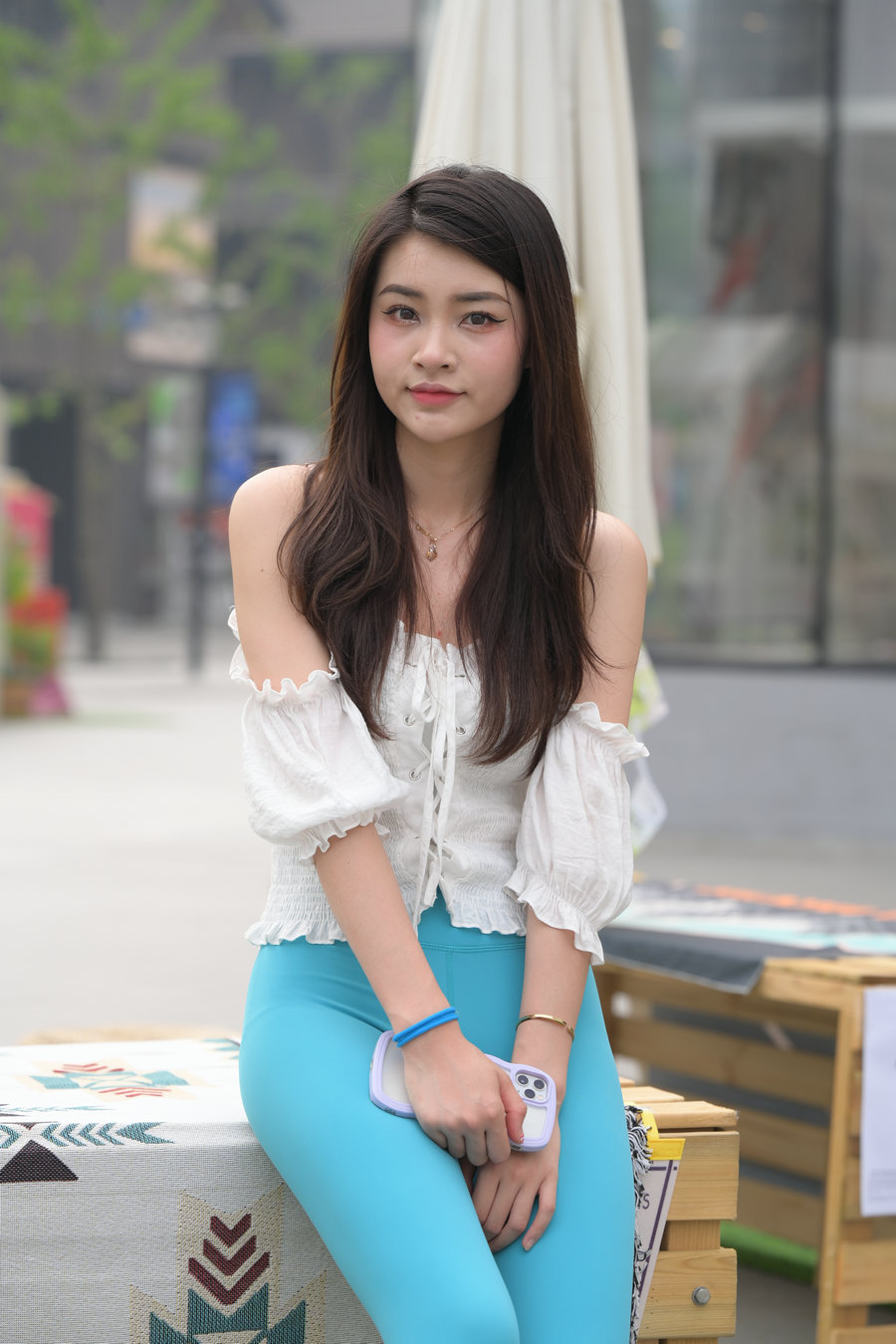 图片[2]-蓝色瑜伽裤漂亮女孩 J3299 769P-12.9GB-JK图库