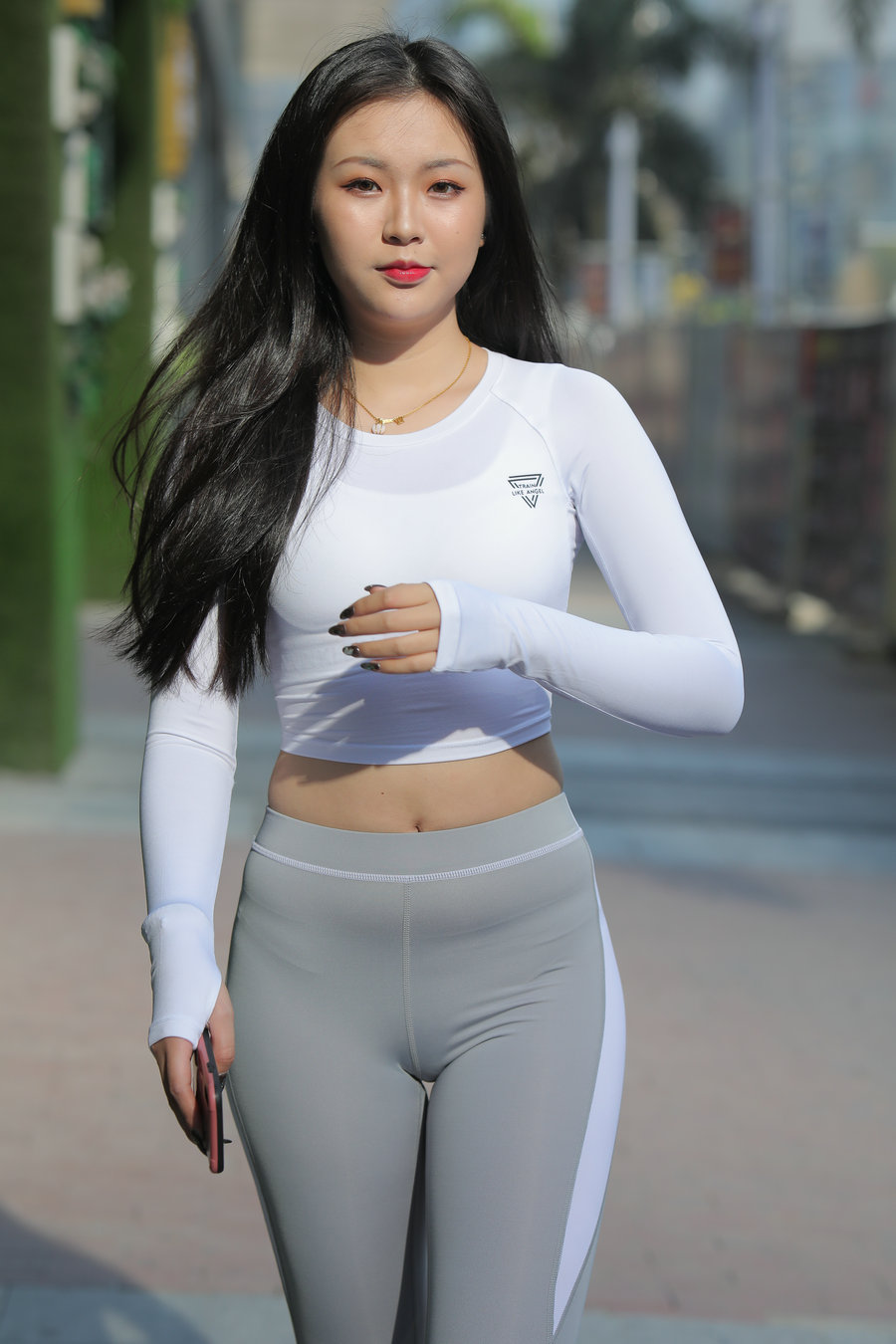 图片[1]-灰色瑜伽裤女孩 J0907 468P2V-6.31GB-JK图库
