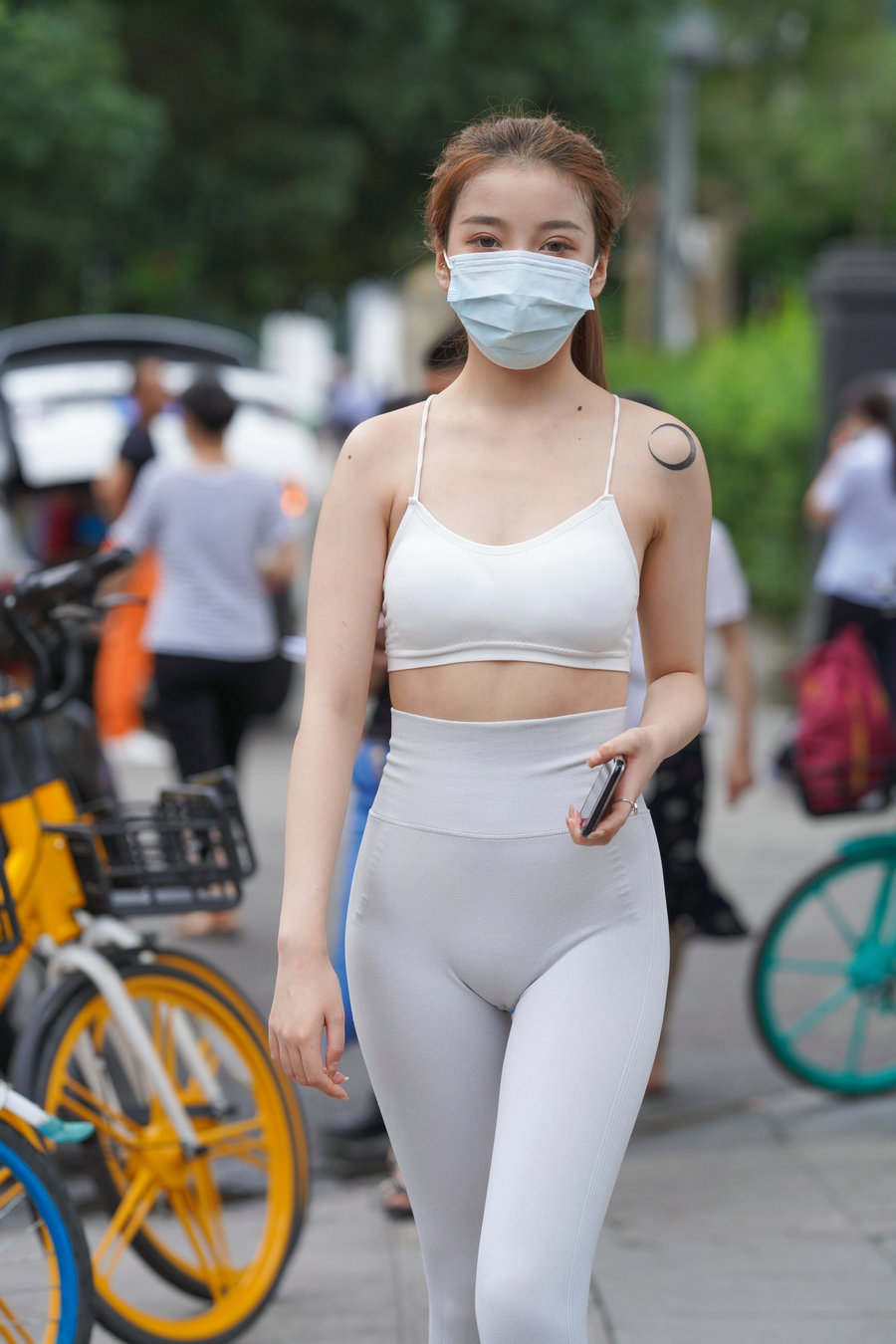 图片[2]-灰色瑜伽裤女孩 J1323 723P4V-17.9GB-JK图库