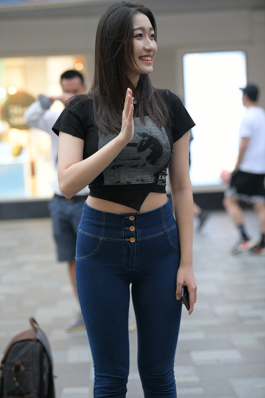 图片[1]-紧身牛仔裤女人J2784 240P-6.66GB-JK图库