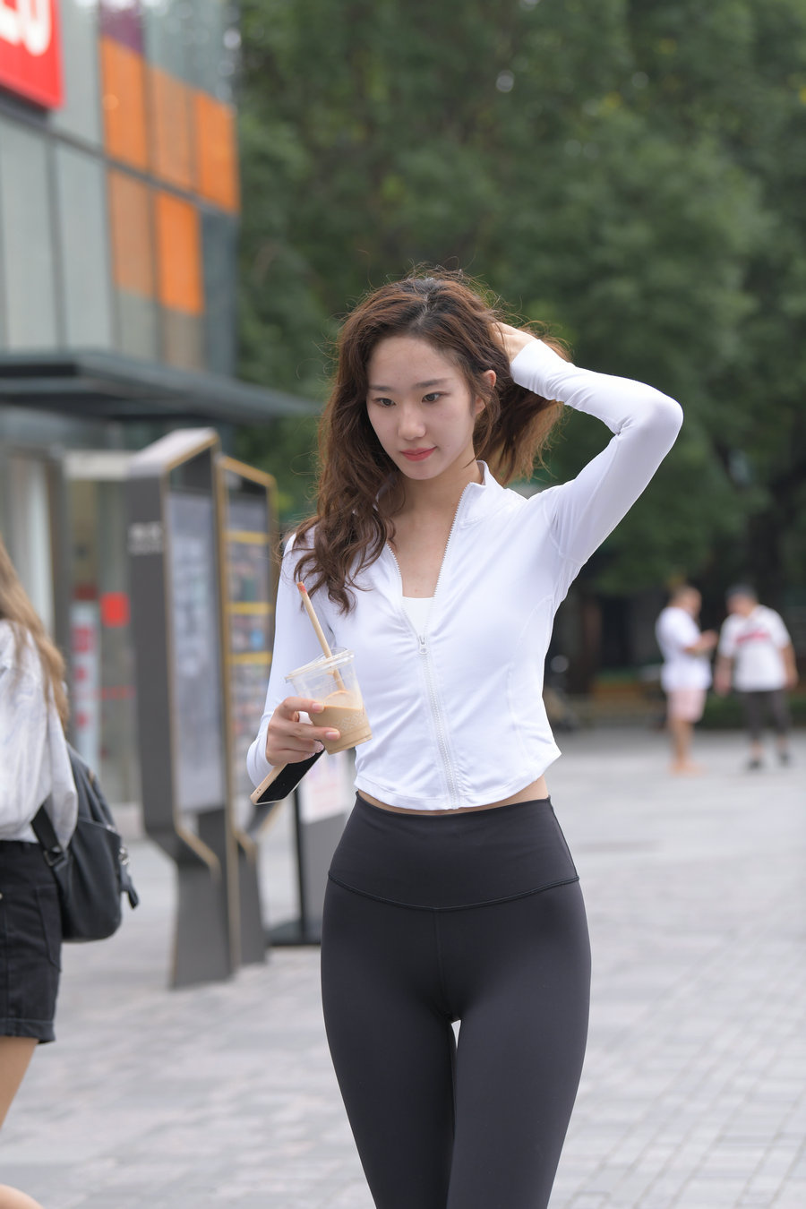 图片[3]-像刘亦菲的黑色瑜伽裤女孩J2237 340P1V-14.8GB-JK图库