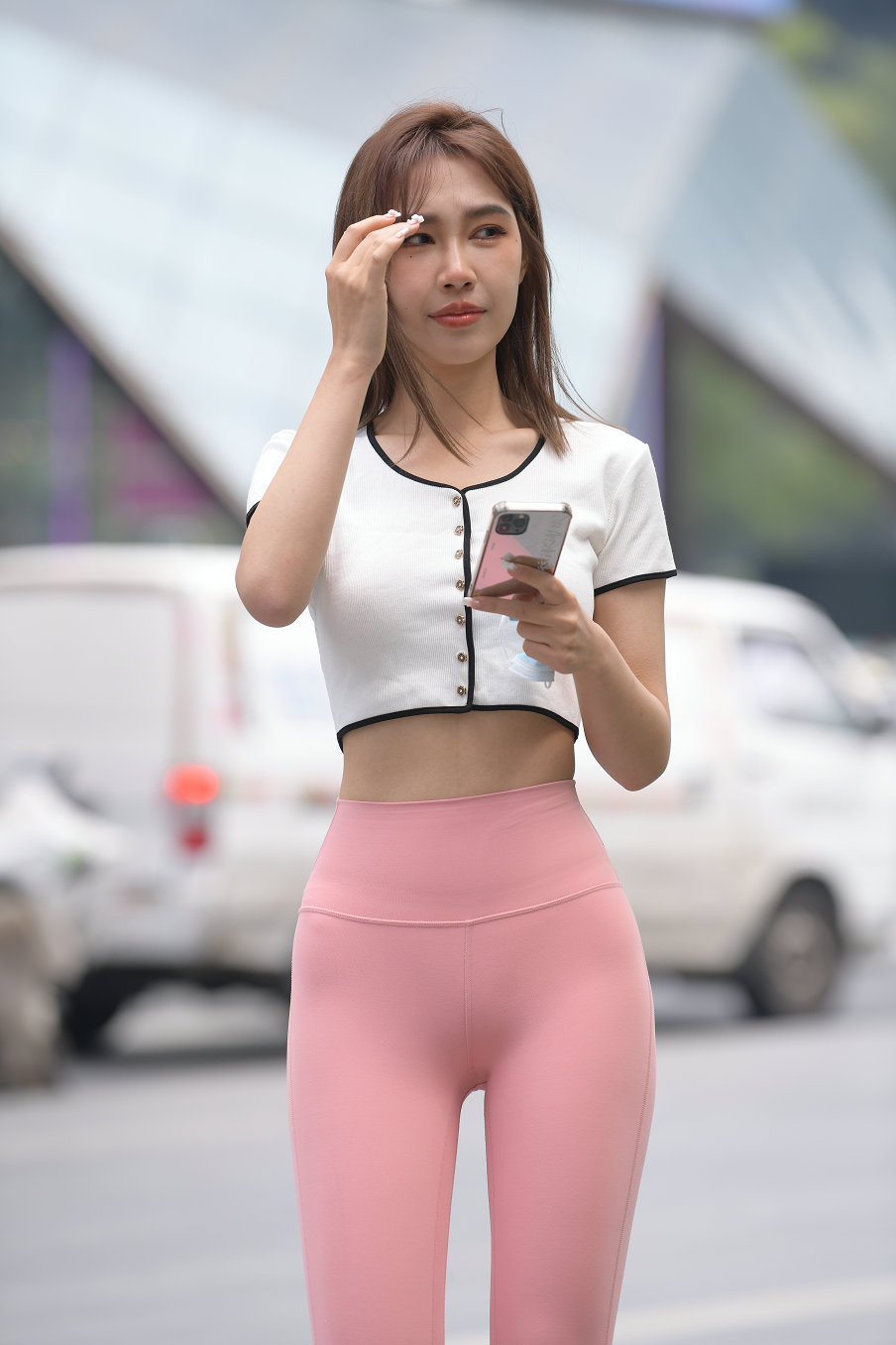 图片[2]-街拍粉色瑜伽裤女孩J2900 645P1V-20.7GB-JK图库