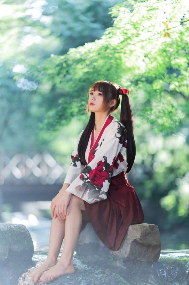 【免费】穿汉服的双马尾女孩【35P】20025-JK图库