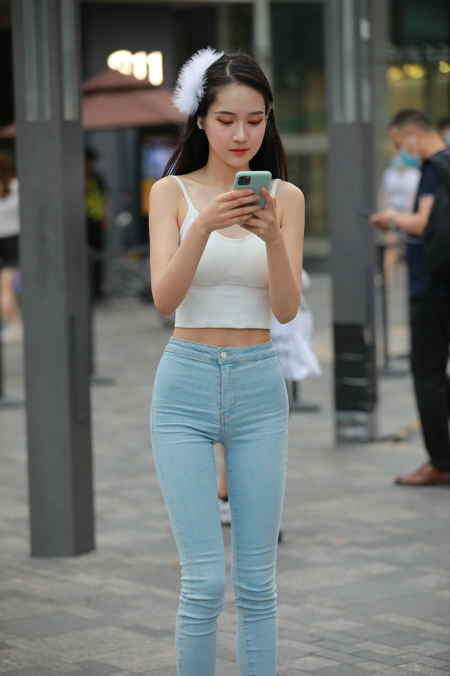 图片[3]-非常漂亮的牛仔裤女孩 J2144 98P1V-1.92GB-JK图库