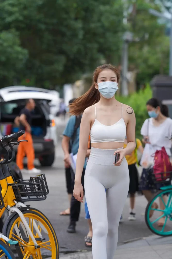 灰色瑜伽裤女孩 J1323 723P4V-17.9GB-JK图库