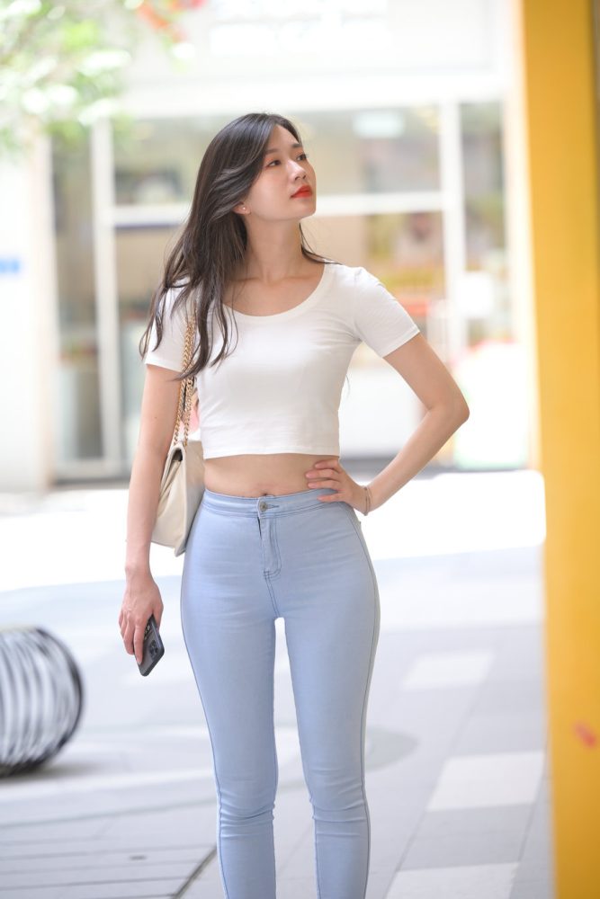 图片[2]-正在逛街的紧身牛仔裤女孩J1815 1112P1V-30.2GB-JK图库