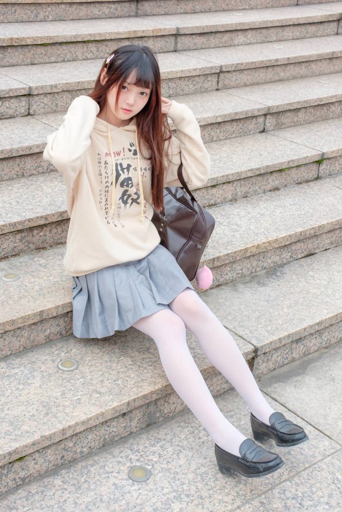 甜美的白丝女孩【131P】20007-JK图库