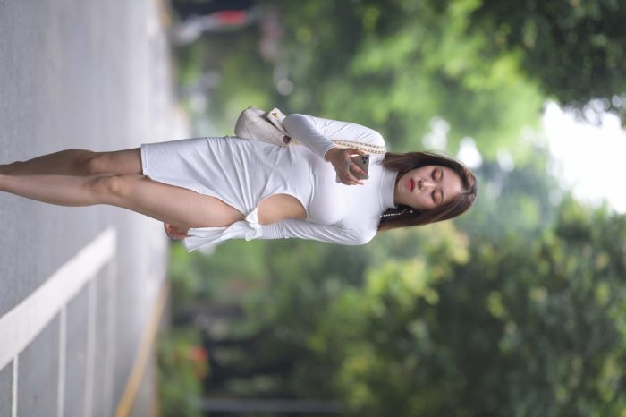 非常精致的侧边裙姑娘，忒好看了！【299P】00017-JK图库
