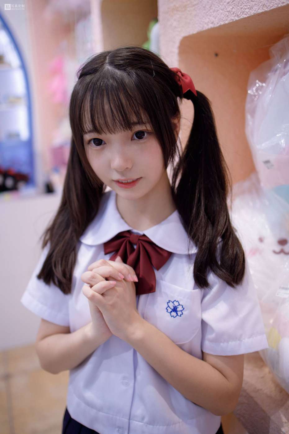 图片[4]-眼神好清澈的双马尾白丝女孩【75P】20019-JK图库